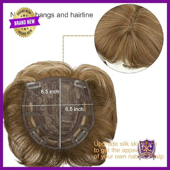Short Pixie Cut Synthetic Hair Topper for Thinning Hair main image 6